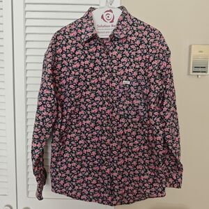 Vintage Guess by Georges Marciano women's Floral Button Down shirt